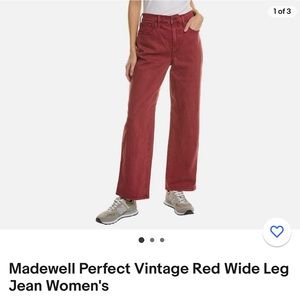 Madewell Perfect Vintage Wideleg Jeans size 25